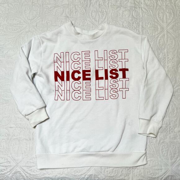 Art Class Nice List Pullover Holiday Sweatshirt Size 6/7 - Picture 2 of 6